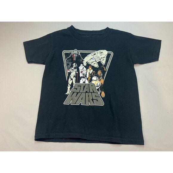Lot of 7 Boys Graphic T-Shirts Size 4T XS 4-5 Nike Disney Star Wars - Picture 10 of 15
